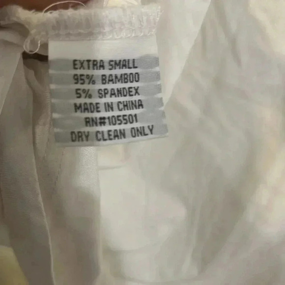 [S]Double D Ranch Embellished Beads/Studs  White Tunic Top - Picture 5 of 8